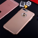 Wholesale iPhone 7 Plus Metallic Style Slim Hybrid Case (Gold)